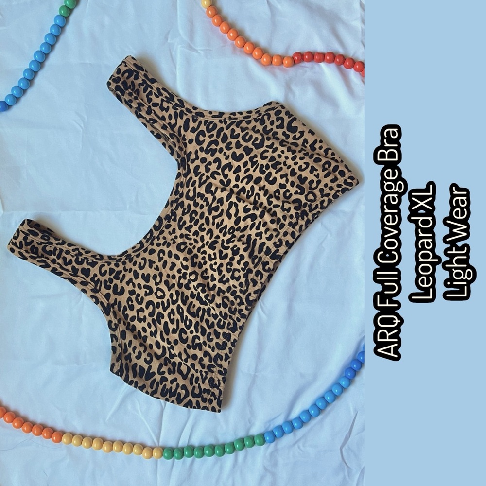 ARQ Full Coverage Bra in Leopard Size XL Gently Worn